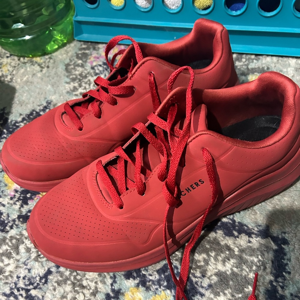 Skechers Men's Bold Red Sneakers